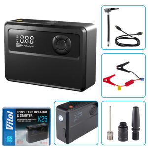 VITOL Компресор K-25 4в1 14,8V 22,2W 6000mAh